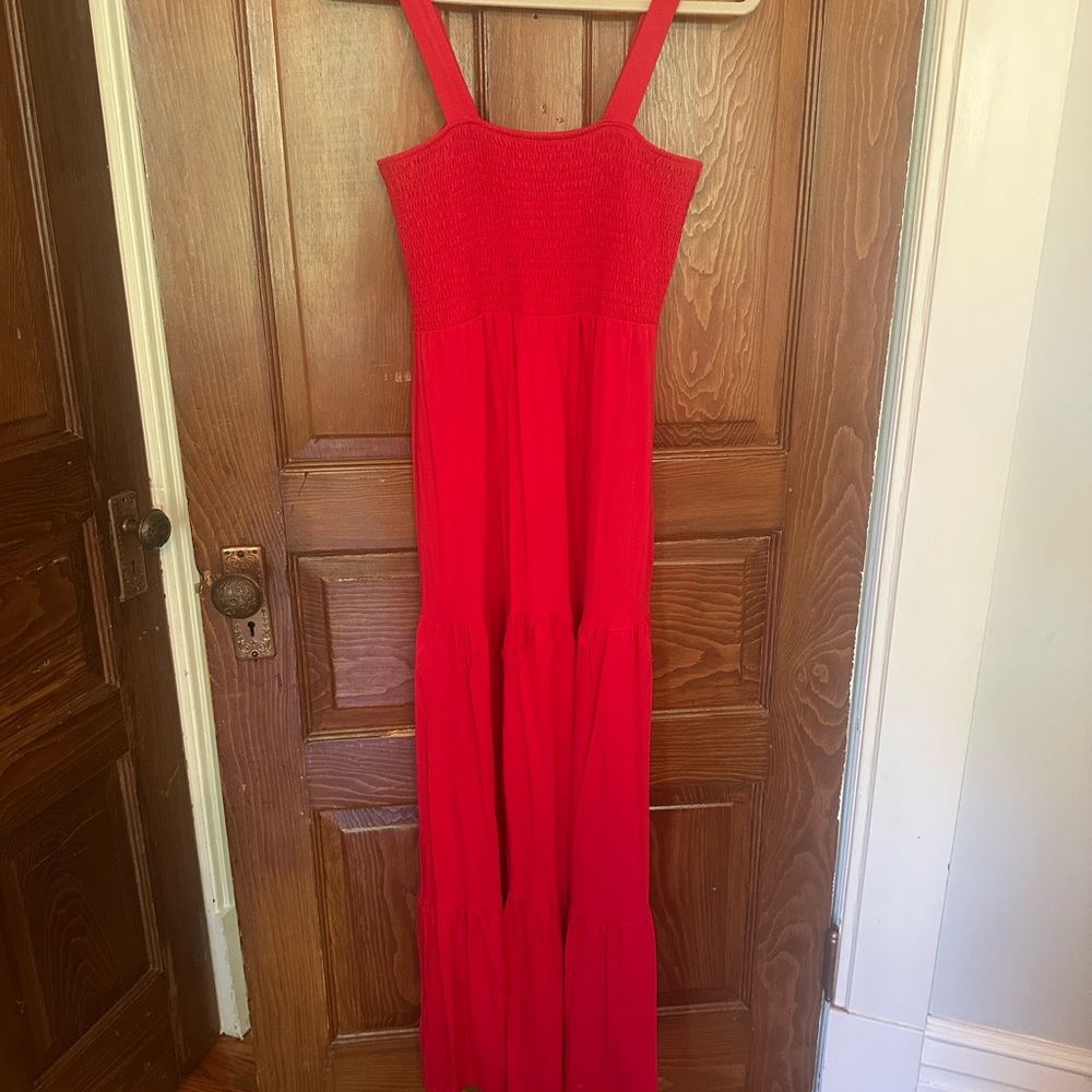 LOFT Vibrant Red Dress